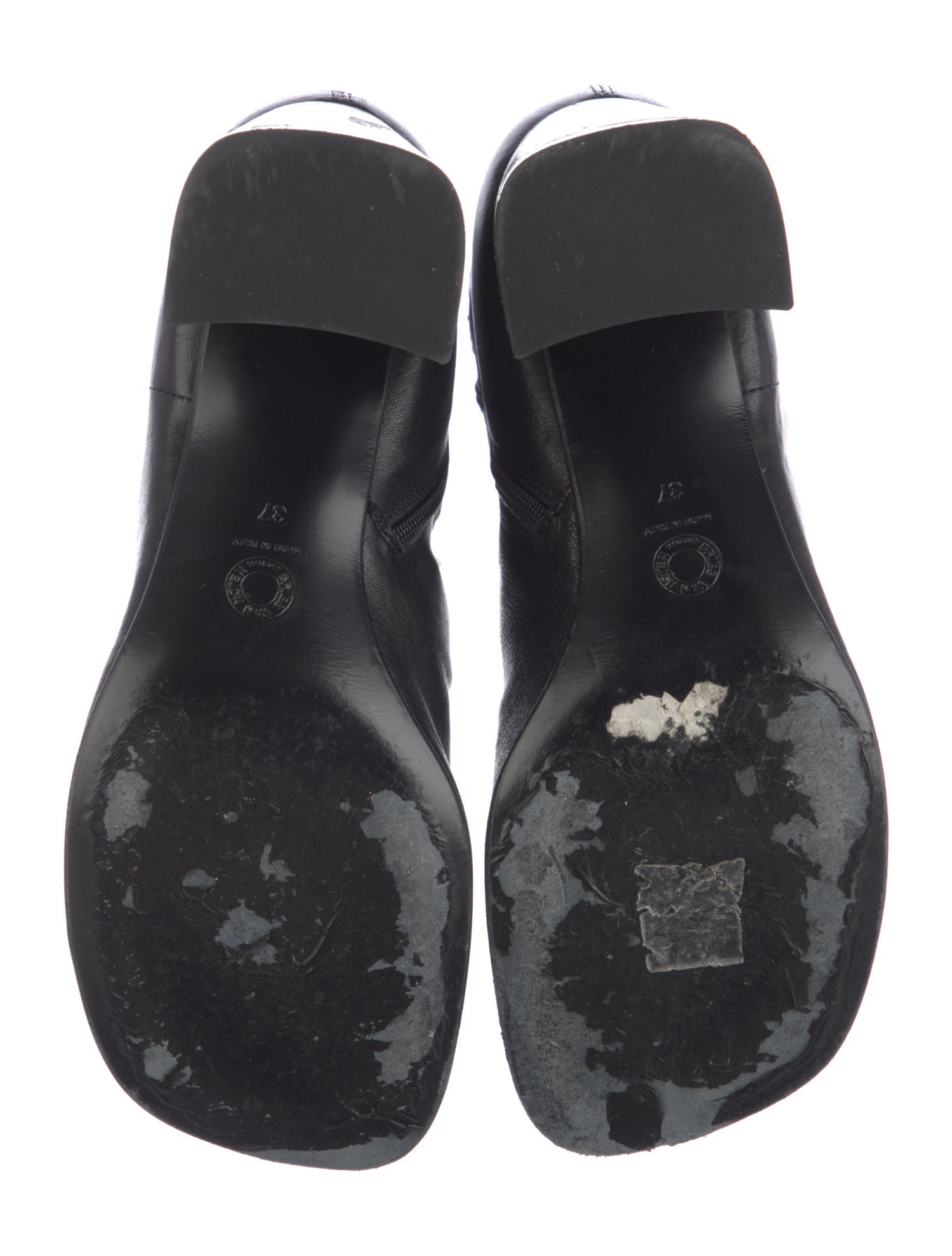 Dries Van Noten Leather Sock Boots